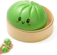 Dumpling Squishy, Squishy Dumpling Mystery Box (Light Green)