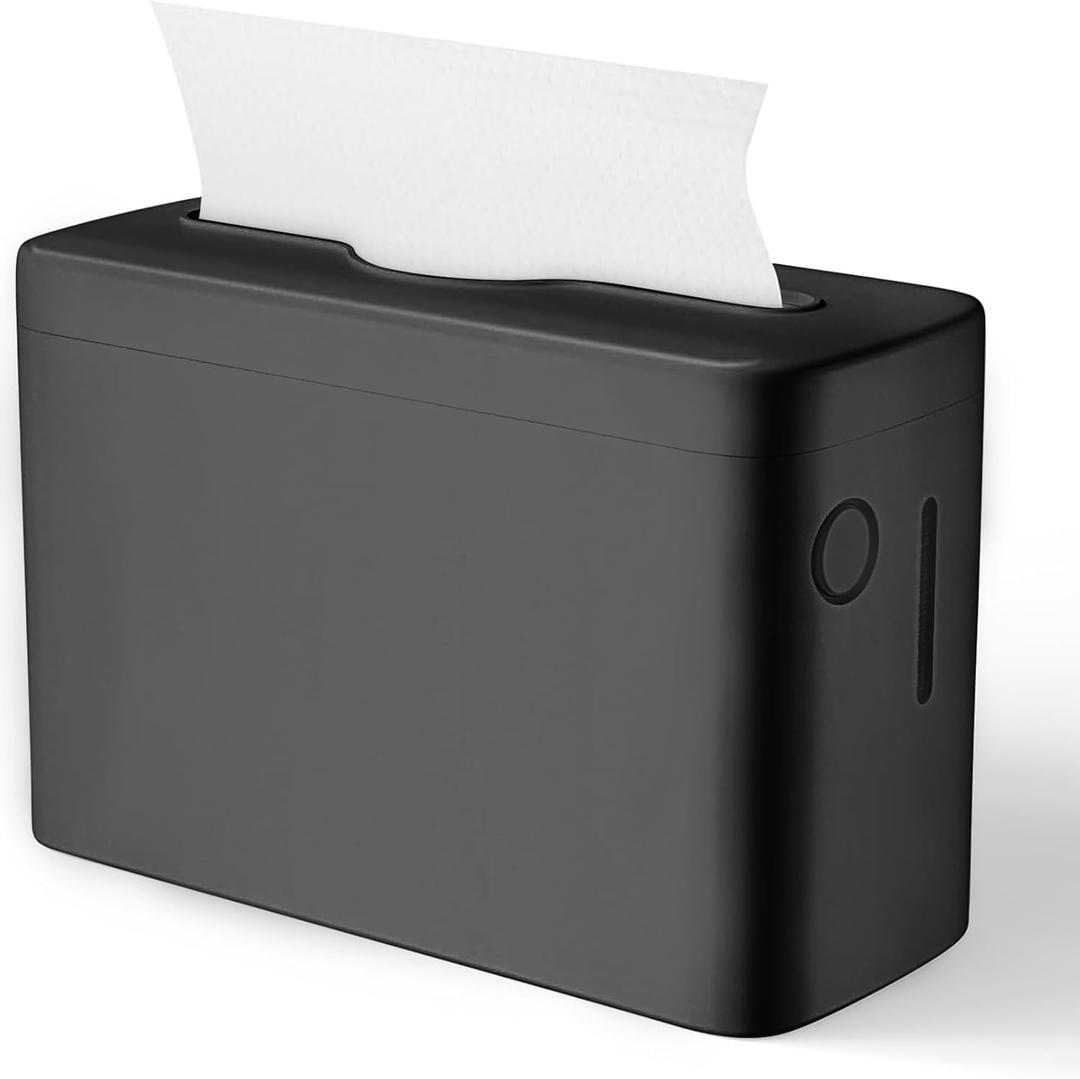 Multifold Paper Towel Dispenser Countertop, Large Paper Towel Holder, Compatible with Tork, Amazon Commercial, Kleenex, Scott, PacificBlack