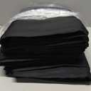 VidaFete Table Cloth 90 * 132inch 6 Pack Rectangle Tablecloth Polyester, Stain Wrinkle Resistant Polyester Dining Table Cover for Kitchen Dinning Party Wedding Rectangular Tabletop Decoration(Black)
