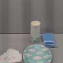 Juvale 144 Pieces Cloud Party Supplies, Paper Party Plates, Napkins, and Plastic Cutlery for Cupcake Decorations (Serves 24)