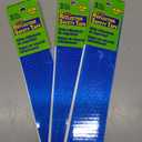 Hy-Ko Blue Reflective 6" Safety Strip, Self-adhesive Backing, 3-packб Set of 3
