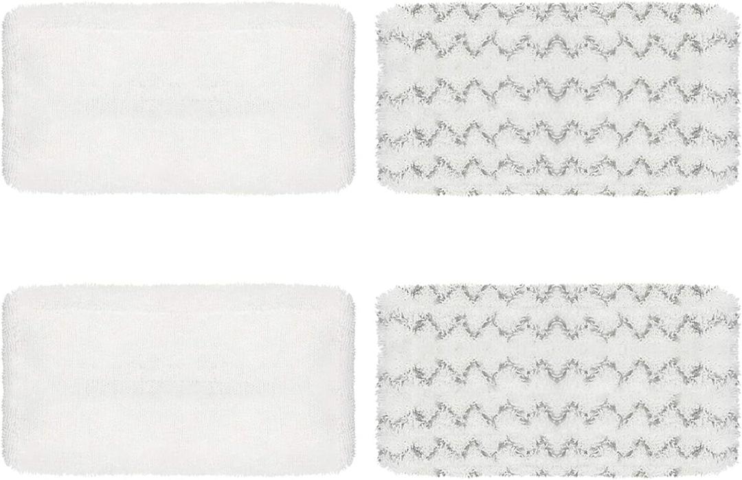 4 Pack Steam Mop Pads for Bissell Symphony 1252 1606670 1543 1652 1132 1530 11326 Vacuum and Steam Mop, Bissell 2747A Replacement Pads, Bissel Symphony Pet Mop Pads, Microfiber Washable & Reusable 4 Pack Steam Mop Pads for Bissell Symphony 1252 1606670 1543 1652 1132 1530 11326 Vacuum and Steam Mop, Bissell 2747A Replacement Pads, Bissel Symphony Pet Mop Pads, Microfiber Washable & Reusable