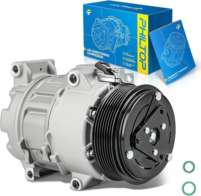 PHILTOP Air Conditioner AC Compressor for Toyota Sienna 2013-2016, 2011-2012 3.5L,Highlander 2011-2013 3.5L,Avalon 2013-2018 3.5Liter,Camry 2012-2017 3.5Liter, RX350 2010-2015,ES350 2013-2018