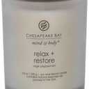 Chesapeake Bay Candle PT41987 Candle Medium Jar Sheer Jasmine Home Dcor (Relax + Restore)