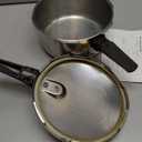 3-In-1 Stainless Steel Pressure Cooker 6.3 Quart: [Save 70% Time] [3 PSI Settings], One-Hand Locking, Induction Compatible, Glass Lid & Steamer Rack Included, Olla de Presion