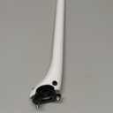 1 Pc Bike Seat Posts 25.4x350mm Bike Saddle Post Seat Tube Universal Lightweight Carbon Fiber White