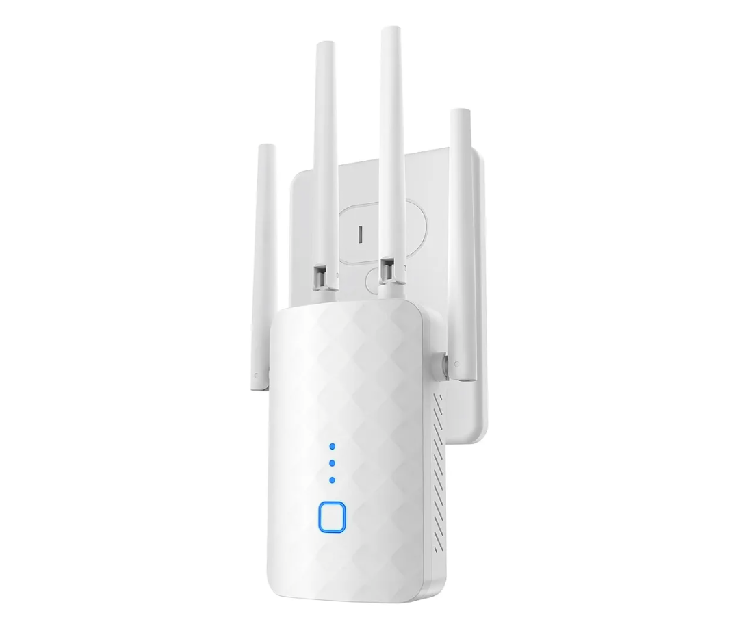 1.2Gbps WiFi Extender, wifi extender signal booster for Home | Dual Band 5GHz&2.4GHz, 2024 Fastest, Broader Coverage Than Ever, Internet Booster WiFi Repeater w/Ethernet Port, Alexa/Fire TV Compatible