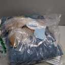 Razee Twin Bed Tent for Kids, Twin Size Toddler Canopy Indoor Playhouse Canopy Privacy Tent on Bunk Bed Sleep Inside Drafty Room Kid Toys for Boy Girl Birthday Gift, Blue Jean Color