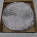 Thenshop 8 Pieces 10 Inch Pizza Pans Bulk Stainless Steel Sets Round Bakeware Pizza Trays for Oven Kitchen Baking Home Restaurant Picnics Holiday Activities Safe Sturdy Reusable Easy Clean(Silver)