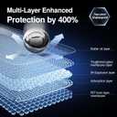 SMARTDEVIL for iPhone 16 Screen Protector (3 Pack), 9H Hardness Military Grade Shatterproof, HD Clear Tempered Glass with Auto Dust-Elimination, Bubble Free, Easy Installation, Case Friendly 6.1''