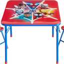 Marvel Spidey and His Amazing Friends Kids Activity Table and Chair Set,3 Piece Set with Square Table & 2 Folding Chairs, Furniture for Ages 3+, Indoor Play & Learning