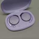 On Ear Headphones Bluetooth 5.4, Noise Cancelling Open Ear Headphones Wireless, Water-Drop Shaped Clip On Sport Headset Bluetooth with 4 Microphone, Comfort Fit Earphones with Long Battery Life (Light-Lavender)