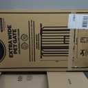 Carlson Extra Wide Walk Through Pet Gate with Small Pet Door, Includes 4-Inch Extension Kit, Pressure Mount Kit and Wall Mount Kit, White