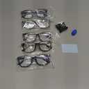 CCVOO +3.0 Clear Vision Reading Glasses for Women  5-Pack Blue Light Filtering Readers with Spring Hinges (*C2 Flower Mix)