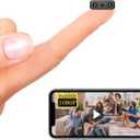 Smallest Wireless WiFi IP Camera,HD1080P Spy Camera,Portable Camera,Portable Video Recording Live Feed,Baby Monitor with Night Vision,Motion Detection,Cloud Storage for Security with iOS Android APP