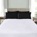 Utopia Bedding Queen Pillow Cases - 12 Pack - Envelope Closure - Soft Brushed Microfiber Fabric - Shrinkage and Fade Resistant Pillow Covers Queen Size 20 X 30 Inches (Queen, Black)