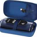 Lebakort Hard Case Compatible with Blue Tees Golf Player+ GPS Speaker (Navy Case)