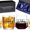 Wedding Gifts for Newlywed 2026, Unique Engagement Wedding Gifts for Newlywed Mr and Mrs Him and Her, Novel Couple Wishes for Couples