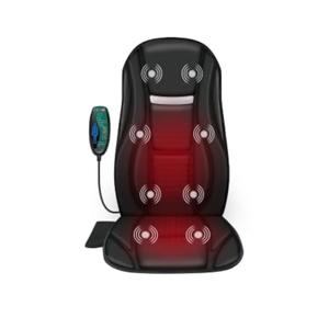 Snailax Vibration Back Massager with Heat, Seat Massager with 8 Vibrating Motors & 5 Modes, Chair Massager Cushion, Massage Pad for Chair, Office, Gifts for Lover