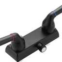 RV Shower Faucet 4" Camper Shower Faucet Replacement Valve Diverter with Hot/Cold Handles Compatible with Dura Faucet DF-SA100C (Matte Black)