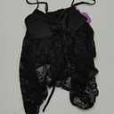 Avidlove Lace Bralettes for Women Y2k Camisole Lingerie Bustier Crop Top (Black, X-Large)