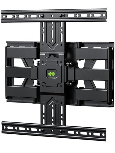 USX MOUNT Ultra Slim TV Wall Mount 37-75 Inch TVs Mount with Swivel and Tilt, Low Profile Full Motion Bracket with Articulating Dual Arms, Up to VESA 400X400 mm Max 16" Wood Studs, Holds 99lbs