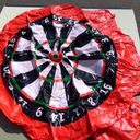 6.4FT Giant Kick Darts Games,  Inflatable Games, Yard Games