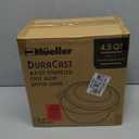 MELLERHOME 4.5 QT Enameled Cast Iron Dutch Oven, Heavy-Duty Casserole Dish and Braiser Pan with Lid and Stainless Knob, Safe for All Cooktops, Aqua Blue (4.5, Aqua Blue)