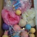 47 PCS Unicorn Cake Topper Unicorn Rainbow Cake Decorations with Rainbow Butterflies Unicorn Balls Happy Birthday Cake Decorations for Boys Girls Kids Birthday (Style 2)
