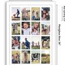 Americanflat 4x6 Collage Picture Frame with Polished Plexiglass - Multi Picture Frames Fit Sixteen 4x6 Photos or Use as One 18x26 Poster Frame for Wall Display - Signature Collection - White