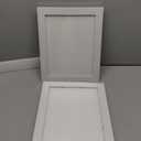 Picture Frames 5x7 2 Pack Made of Solid Wood White for Wall Mounting and Tabletop Display
