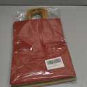 KWZESLE Bulk Paper Gift Bags with Handles, Sturdy Kraft Goodie Bags (Solid color, 4.3 * 8.2 * 10.6in)