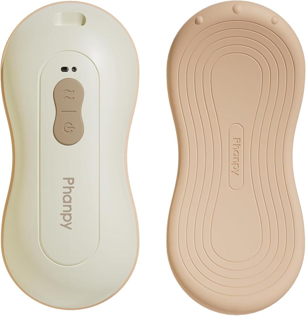 Phanpy Lactation Massager, Breast Massager for Breastfeeding, Breastfeeding Essentials, 2-in-1 Multiple Modes of Heat and Vibration Breastfeeding Supplies, Relieve Clogged Ducts