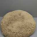 Muddy Mat Cloud K-9 Bed for Dogs & Cats, Soft & Relaxing Donut Dog Bed, Chenille Material, Removable Cover, Washable & Dryer SafeBeige Large(40'x40')