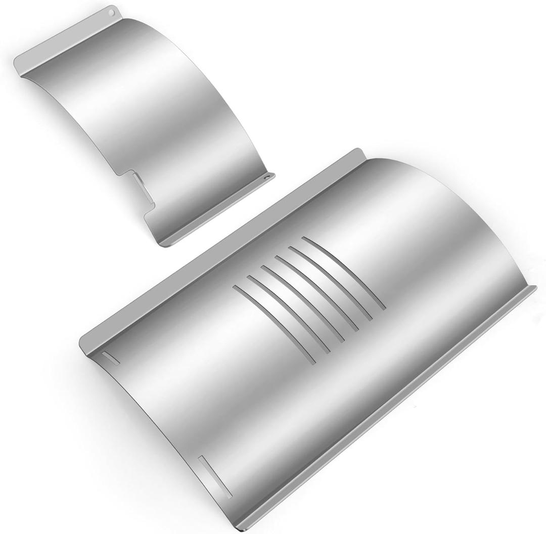 Flame Broiler Kit for Pit Boss Lexington 540/500/550 Navigator 540/500 Series Smoker Grill,Heat Diffuser Compatible with Pit Boss Replacement Parts PB500NX,Includes Main Plate and Slide Cover