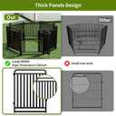 Dog Playpens, Upgraded Heavy Duty Tube Puppy Play Pen for Indoors,Dog playpen Outdoor for Small Medium Dogs, Portable Dog Pen, 32" H 8 Panels
