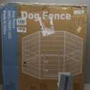 DUMOS Dog Playpen 8 Panels 32 Inch Indoor Outdoor Metal Pet Fence