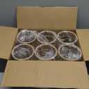 5.0 x 5.0in Chandelier Shades Set of 6, Small Rattan Lamp Shades Clip on Bulb, Boho Lamp Shades Replacement, Mini Cylinder Woven Lampshade, Clip on Lamp Shade for Floor Lamp Pendant Light Wall Sconces