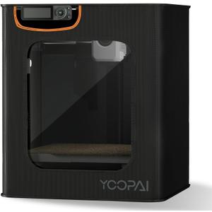 YOOPAI 3D Printer Enclosure for Bambu Lab P1S, Fireproof Dustproof Tent Constant Temperature Protective Cover, Humanized Reserved Opening, Specially Designed for P1S