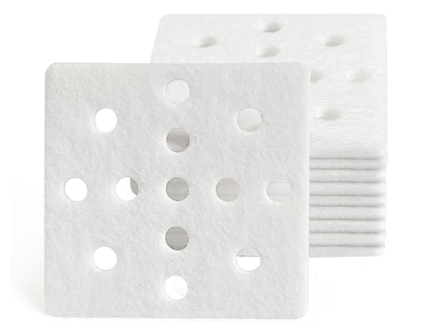 Livatro 10-Pack Humidifier Replacement Filters, Mineral Absorption Pads, Exclusively for 6001 Model, Improves Humidification Efficiency by Capturing Fine Water Particles, White 2 Pack