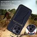 for iPhone 14 Pro Case Leather, 2 in 1 Detachable,Compatible with MagSafe,with Card Holder, PU Leather Kickstand Card Slots Case 6.1" Blue