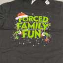 Forced Family Fun Christmas Shirts Matching Family Pajama T-Shirt Large