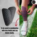 Soccer Shin Guards - Shin Guards Soccer Adult - Shin Guards Soccer Kids 10-12 - Kids Soccer Shin Guards - Silicone Shin Pads - by Noryz