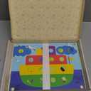 Nene Toys Wooden Color Matching Puzzle for Toddlers 2+ Years – Montessori Pegboard Button Game with Wooden Nails & Cards – Educational Toy for 2 3 Year Old Boys Girls – Fine Motor Skill Learning