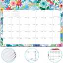 8 x Calendar 2026-18 Monthly Wall Calendar, January 2026 - June 2027, 8.5" x 11", Calendar 2026-2027 with Twin-Wire Binding, Hanging Hook, Blocks and Julian Dates (Watercolor Wall Calendar)