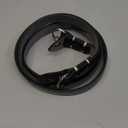 LeaTure Black Leather Camera Neck Shoulder Strap for Canon Sony Nikon Camera