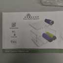 Stackable Water Bottle Organizer, SPOSPO Large Compartment Water Bottle Holder, 2 Tier Clear Water Bottle Organizer for Cabinet, Water Bottle Rack for Kitchen Organization and Storage - Hold 8 Bottles