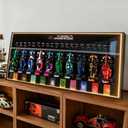 47.2 x 17.7 in Remote-Controlled LED Display Wallboard Compatible with LEGO F1 Speed Champions 10-Car Collection Set 66802, Supports Up to 15 lbs (Models Not Included)