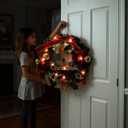 2 x 2 Pack Battery Operated Christmas Tree Decorations Fairy String Lights7ft 20 LEDs Candy Cane String Lights for Home Party St. Nikolas Day Indoor Christmas Tree Garland DecorWarm White