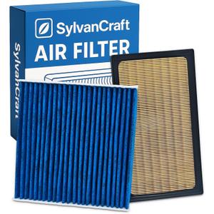 Engine And Cabin Air filter Combo for Camry Hybird (2018-2025), RAV4 Hybrid (2019-2025), Sienna Venza (2021-2025), Highlander Hybrid (2020-2025), RAV4 Prime,Highlander/GrandFits Hybrid Only)